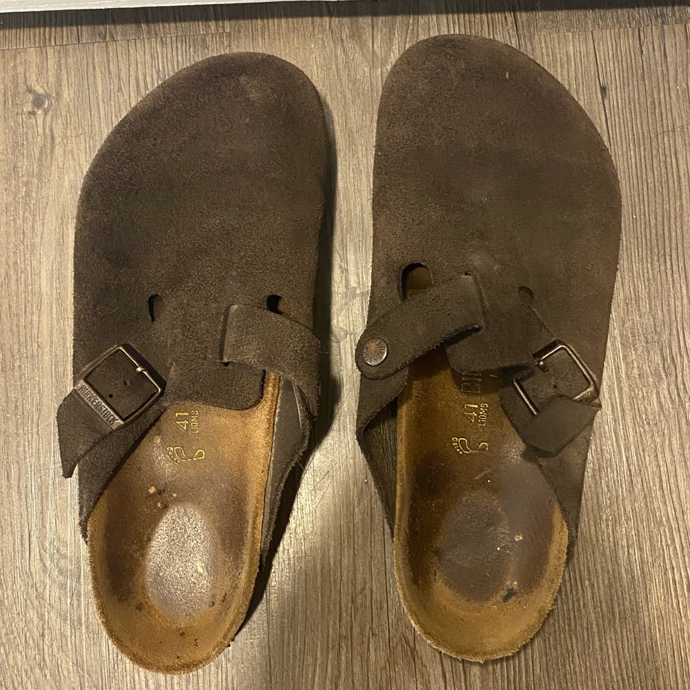 BIRKENSTOCK BOSTON mocha suede